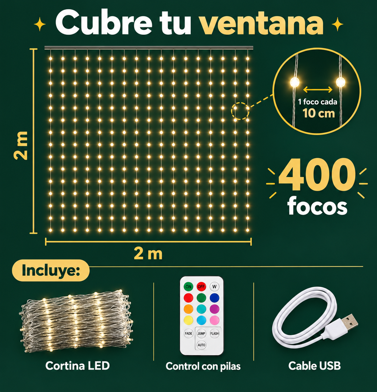 Luces de Navidad Personalizables